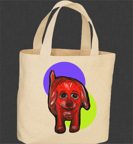 Canvas Tote Bag - Red Dog